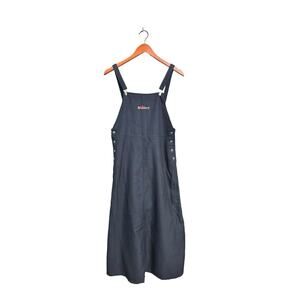 Disney Mickey Unlimited Minnie Mouse Black Jumper Overall Dress M Y2K